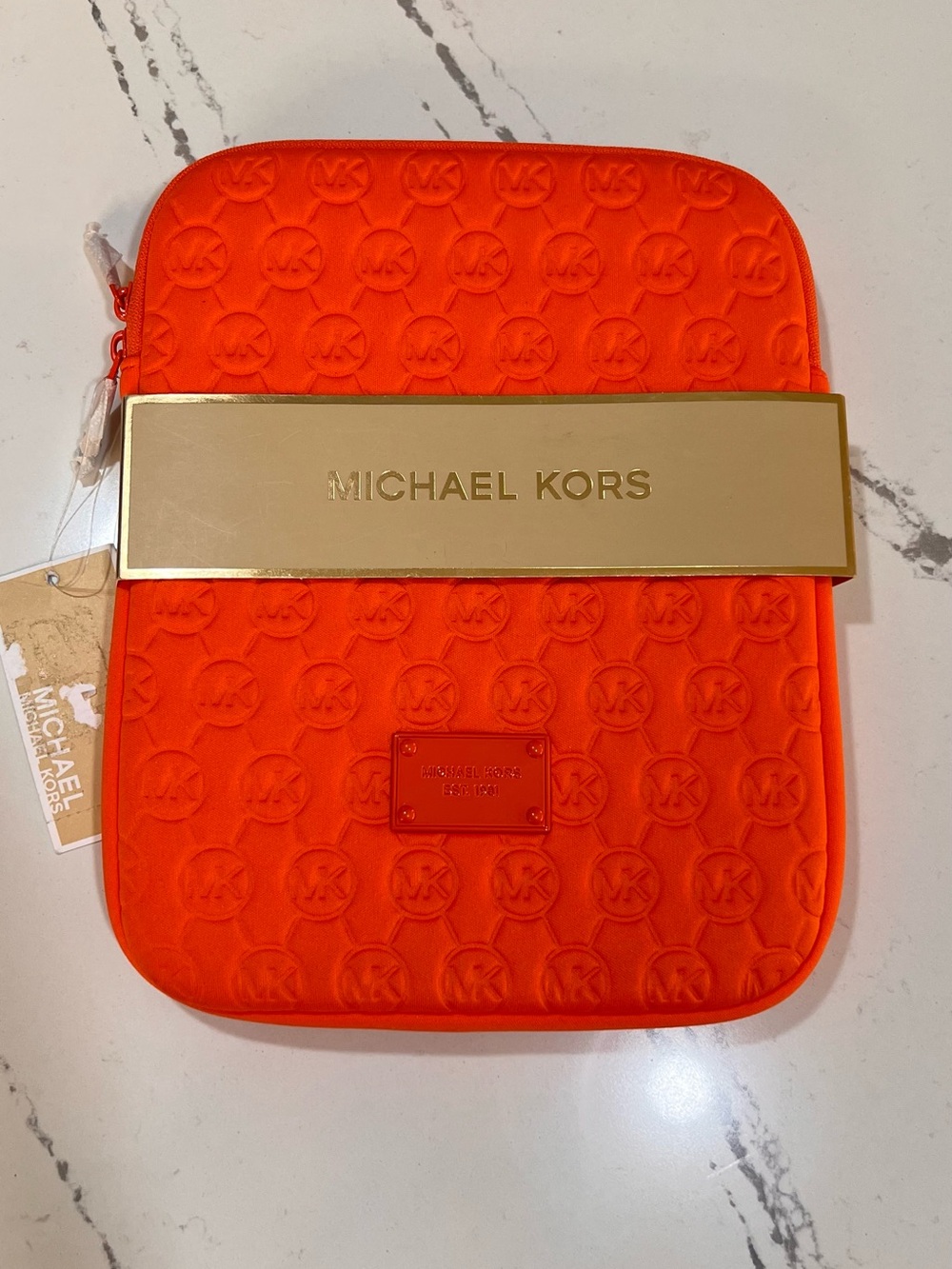 Michael Kors Tangerine Neoprene iPad Case